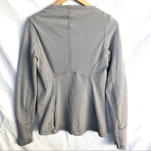 Lululemon Kanto Catch Me Thermal Run Longsleeve Top Heathered Herringbone - Picture 4 of 8